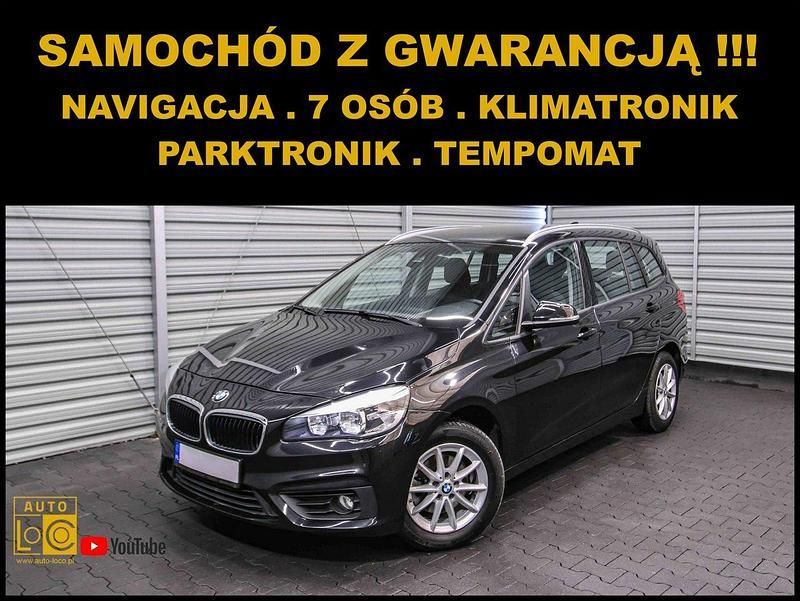 Czarny (metalik) Używany 2017 BMW 216 Minivan | 39 999 zł (Dobra cena) - Obraz 1/4