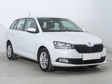Biały Używany 2021 Skoda Fabia Kombi | 34 999 zł (Uczciwa cena) - Obraz 1/4