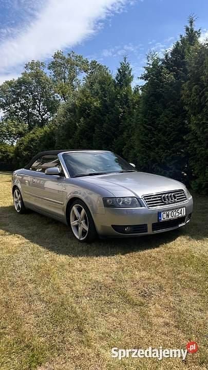 Srebrny Używany 2004 Audi A4 Cabriolet S-Line Kabriolet | 25 900 zł - Obraz 1/4