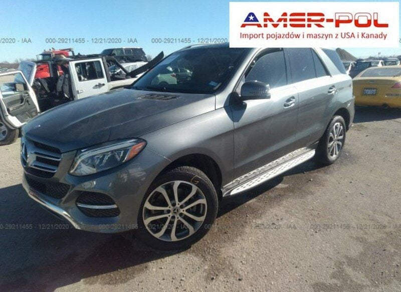 Szary Używany 2017 Mercedes GLE350 SUV | 81 000 zł - Obraz 1/4