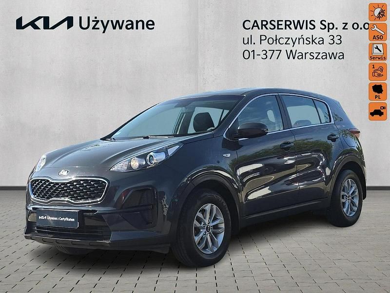 Grafitowy (metalik) Używany 2018 Kia Sportage 2 SUV | 68 800 zł (Uczciwa cena) - Obraz 1/4