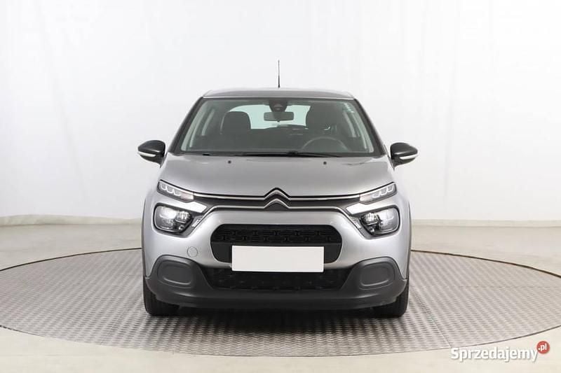 Srebrny Używany 2021 Citroën C3 PureTech Hatchback | 38 999 zł (Dobra cena) - Obraz 1/4