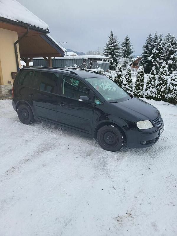 Używany VW Touran 2006 Czarny Minivan