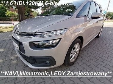 Szary Używany 2017 Citroën C4 Picasso Minivan | 37 999 zł (Dość drogi) - Obraz 1/4