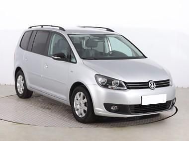 Srebrny Używany 2012 VW Touran Minivan | 29 499 zł (Uczciwa cena) - Obraz 1/4