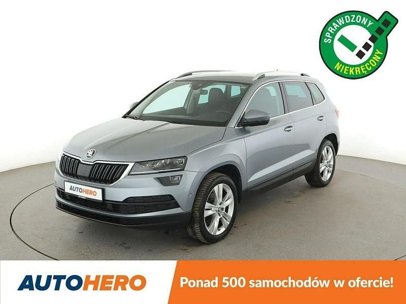 Szary Używany 2018 Skoda Karoq SUV | 81 500 zł (Dość drogi) - Obraz 1/3
