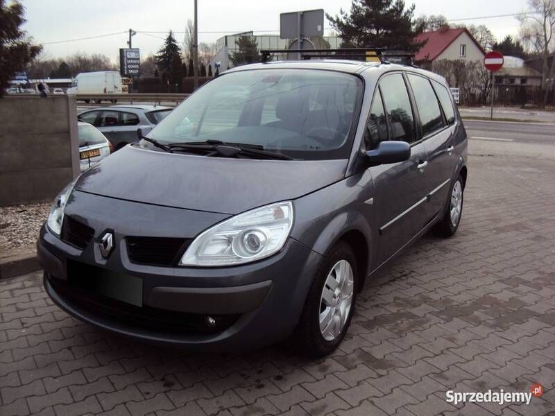 Szary Używany 2009 Renault Grand Scénic III Minivan | 15 900 zł - Obraz 1/4