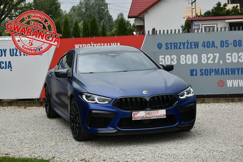 Fioletowy Używany 2022 BMW M8 Coupe | 415 000 zł - Obraz 1/4