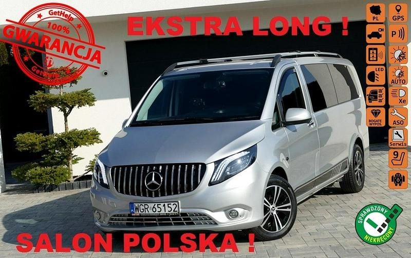 Używany Mercedes V200 136 KM (100 kW) 2017 Srebrny (metalik) Minivan