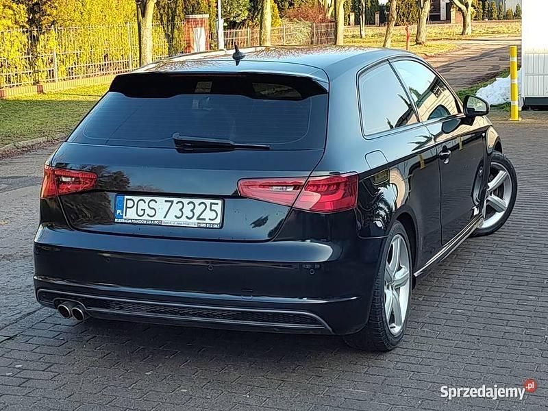 Używany Audi A3 S-Line 150 KM (110 kW) 2013 Czarny Hatchback