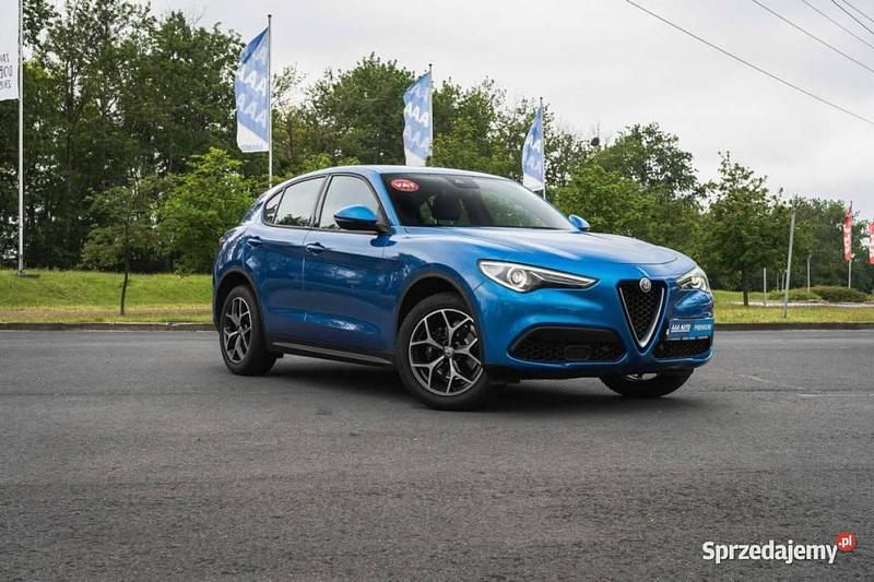 Niebieski Używany 2019 Alfa Romeo Stelvio SUV | 114 999 zł (Dość drogi) - Obraz 1/4