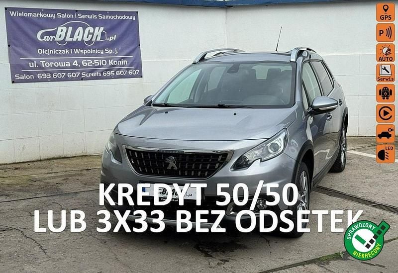 Szary Używany 2018 Peugeot 2008 SUV | 38 890 zł (Dobra cena) - Obraz 1/4