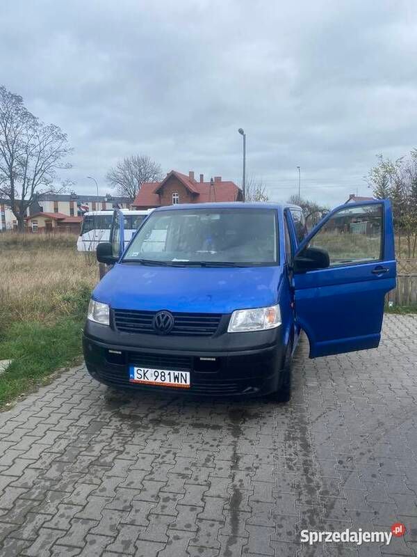 Niebieski Używany 2004 VW T5 Van | 30 000 zł (Uczciwa cena) - Obraz 1/4