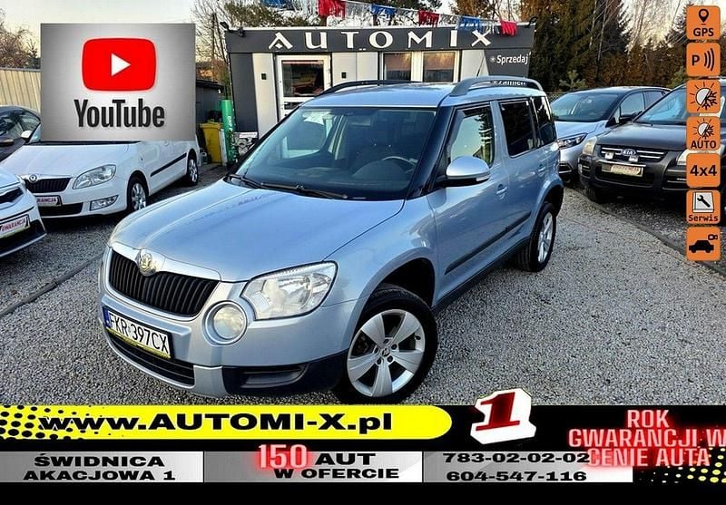 Używany Skoda Yeti 140 KM (102 kW) 2009 Niebieski jasny (metalik) SUV