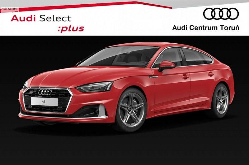 Czerwony (metalik) Używany 2020 Audi A5 Coupe | 234 900 zł - Obraz 1/1