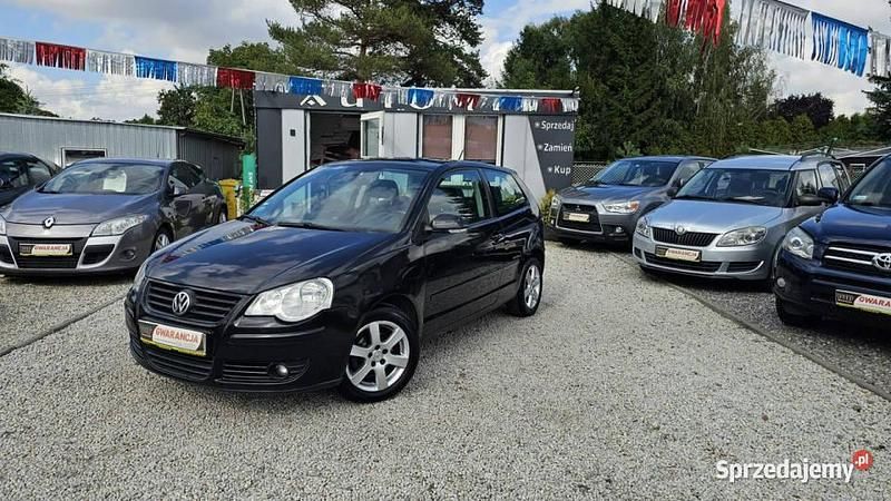 Czarny (metalik, perła) Używany 2008 VW Polo Hatchback | 8900 zł - Obraz 1/2