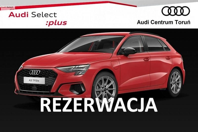 Czerwony (metalik) Używany 2020 Audi A3 e-tron Advanced Hatchback | 169 900 zł - Obraz 1/1