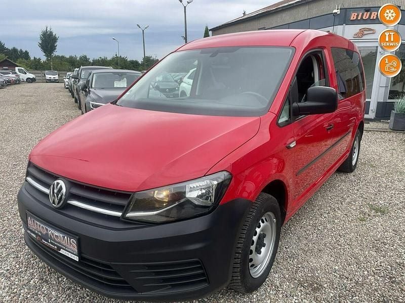 Używany VW Caddy Maxi 2016 Czerwony Minivan
