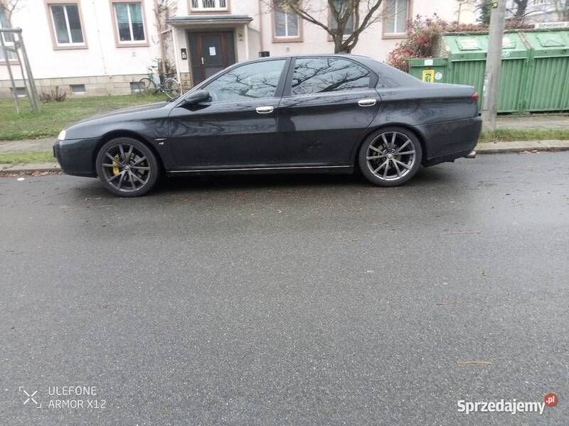 Czarny Używany 2005 Alfa Romeo 166 Sedan/Limuzyna | 6999 zł - Obraz 1/4