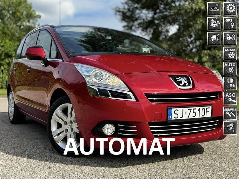 Czerwony (metalik, perła) Używany 2011 Peugeot 5008 Minivan | 24 999 zł - Obraz 1/4