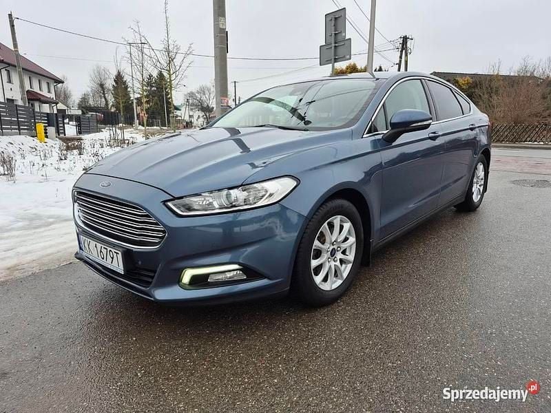 Niebieski Używany 2018 Ford Mondeo Sedan/Limuzyna | 39 999 zł (Dobra cena) - Obraz 1/4