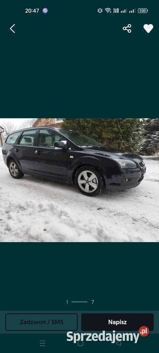 Granatowy Używany 2005 Ford Focus Kombi | 8000 zł (Uczciwa cena) - Obraz 1/2