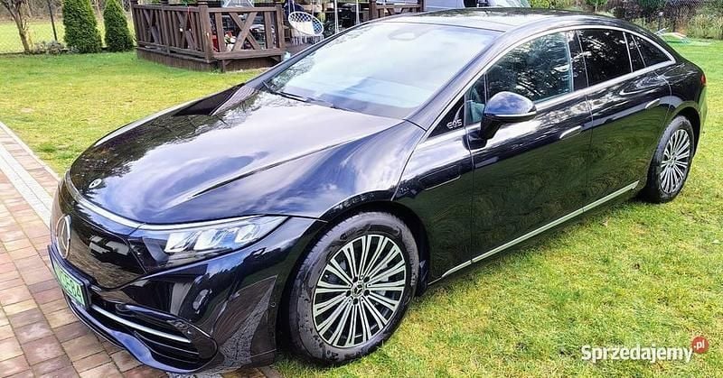 Czarny Używany 2021 Mercedes EQS450+ Sedan/Limuzyna | 269 900 zł - Obraz 1/4