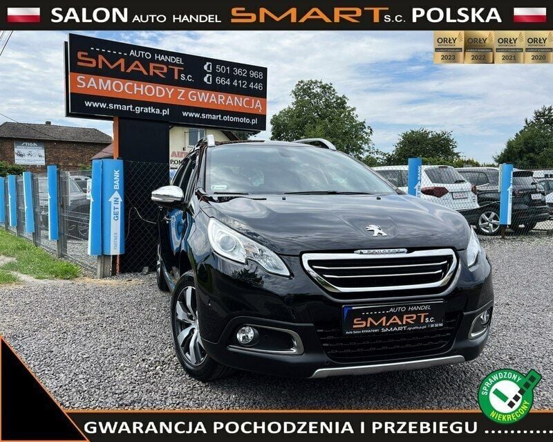 Czarny (metalik) Używany 2015 Peugeot 2008 Allure SUV | 39 900 zł (Uczciwa cena) - Obraz 1/4