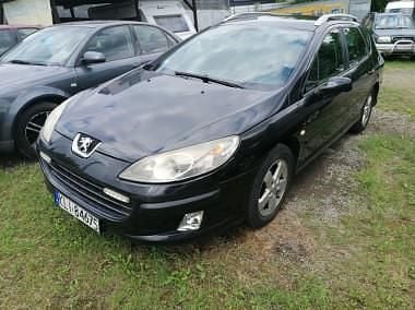 Czarny Używany 2007 Peugeot 407 Sedan/Limuzyna | 6300 zł (Uczciwa cena) - Obraz 1/4