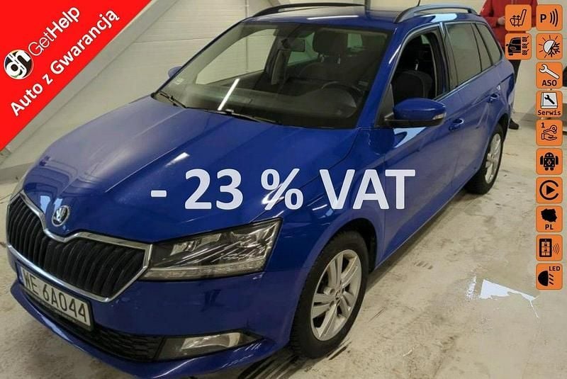 Używany Skoda Fabia 95 KM (69 kW) 2021 Niebieski Kombi