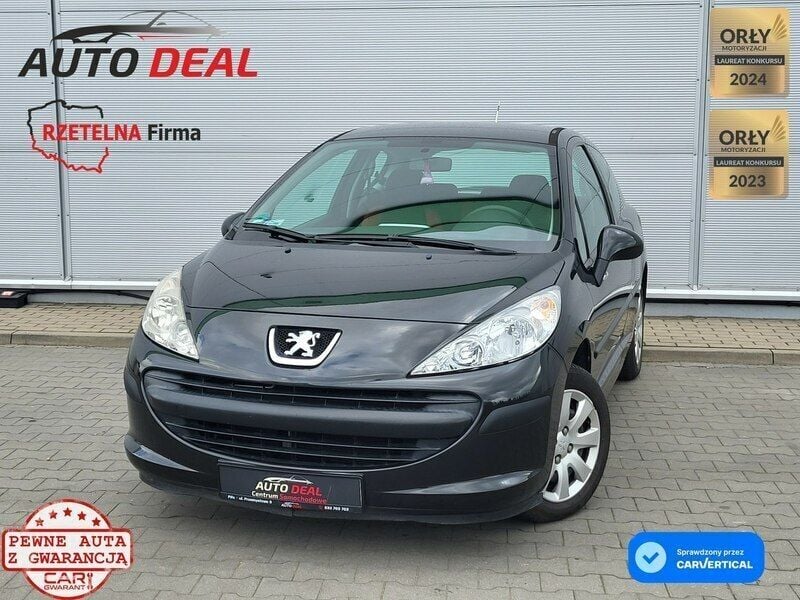 Czarny Używany 2007 Peugeot 207 Hatchback | 7700 zł (Dobra cena) - Obraz 1/4