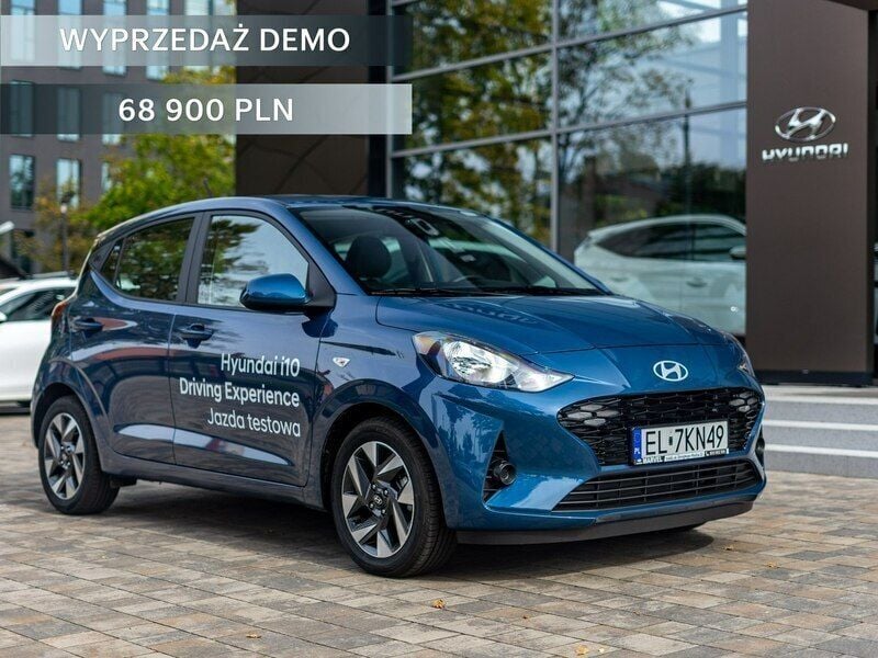 Niebieski (metalik) Używany 2024 Hyundai i10 Hatchback | 68 900 zł - Obraz 1/4