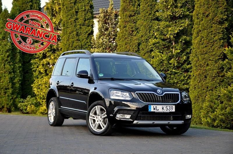 Czarny (metalik, perła) Używany 2015 Skoda Yeti SUV | 39 900 zł (Uczciwa cena) - Obraz 1/4