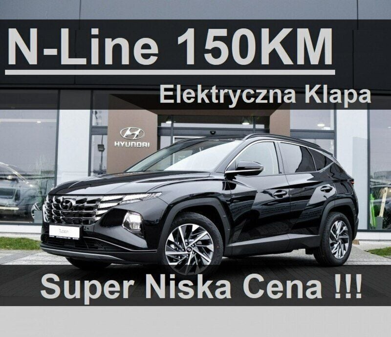 Czarny Używany 2024 Hyundai Tucson N Line SUV | 146 192 zł (Dobra cena) - Obraz 1/4