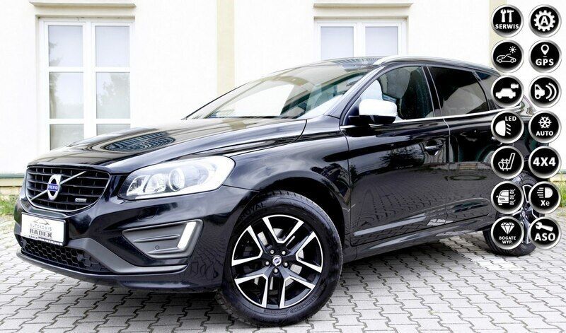 Czarny Używany 2014 Volvo XC60 R-Design SUV | 64 999 zł (Uczciwa cena) - Obraz 1/4