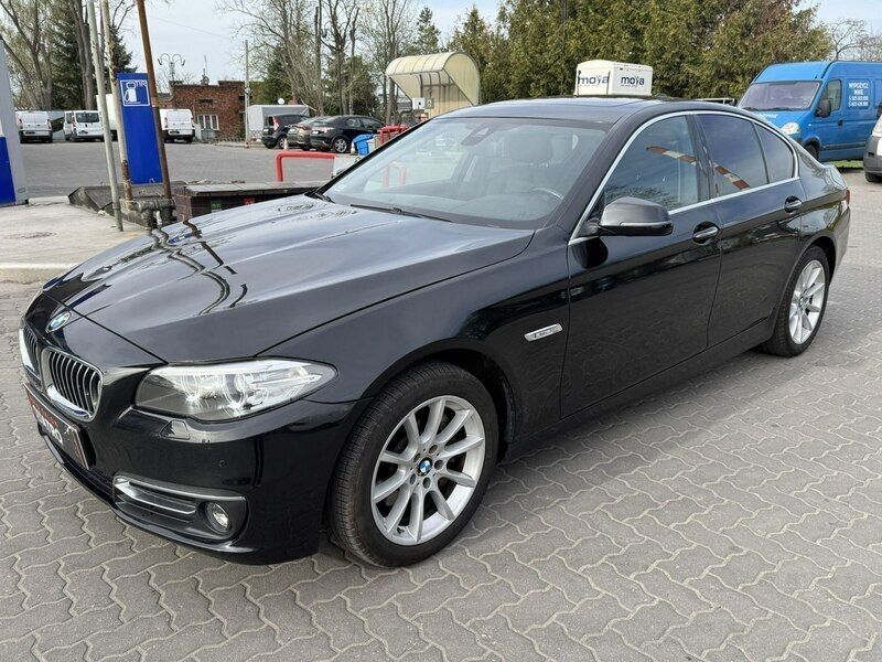 Czarny (metalik) Używany 2014 BMW 525 Sedan/Limuzyna | 55 900 zł (Dobra cena) - Obraz 1/4