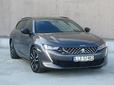 Czarny Używany 2021 Peugeot 508 GT Kombi | 86 900 zł - Obraz 1/4