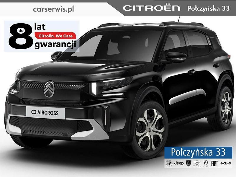 Czarny (metalik) Nowe 2025 Citroën C3 Aircross SUV | 93 120 zł (Dość drogi) - Obraz 1/4