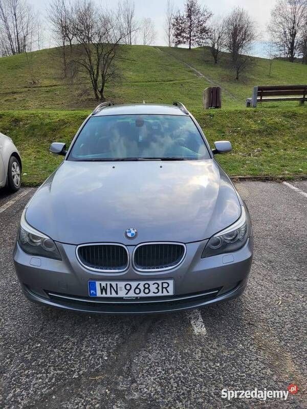 Szary Używany 2008 BMW 520 Kombi | 28 700 zł (Drogi) - Obraz 1/4