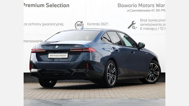 Używany BMW 520 Comfort Edition 197 KM (144 kW) 2023 Niebieski phytonic metalizowany Sedan/Limuzyna