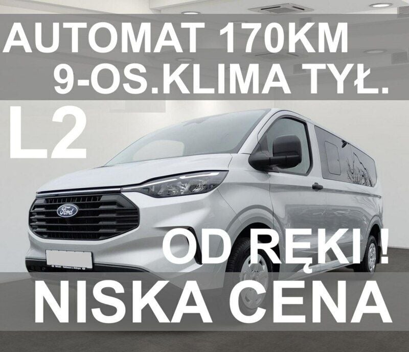 Srebrny Nowe 2025 Ford Transit Custom Trend Sedan/Limuzyna | 195 570 zł (Uczciwa cena) - Obraz 1/4