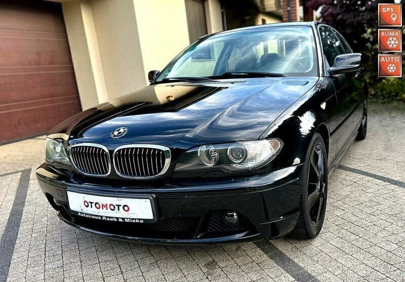 Czarny Używany 2003 BMW 320 Coupe | 18 900 zł - Obraz 1/4