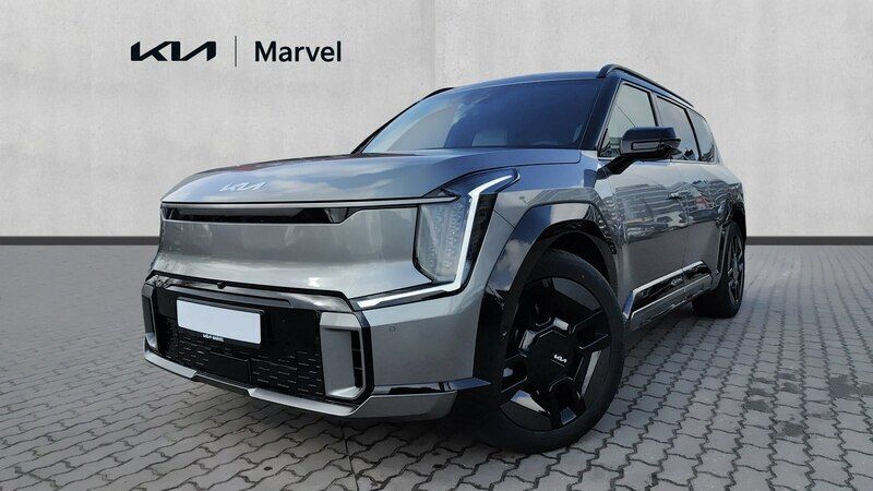 Szary (metalik) Używany 2023 Kia EV9 2 SUV | 365 000 zł - Obraz 1/4
