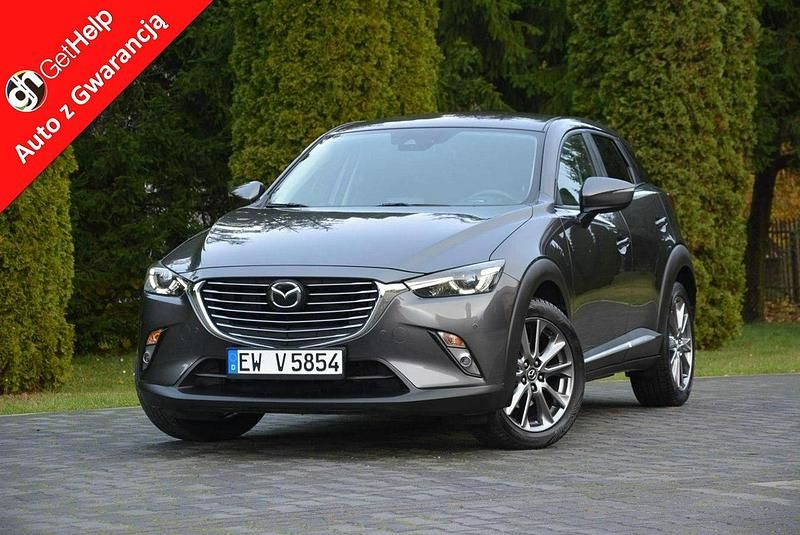 Szary Używany 2018 Mazda CX-3 Exclusive SUV | 74 900 zł (Uczciwa cena) - Obraz 1/4
