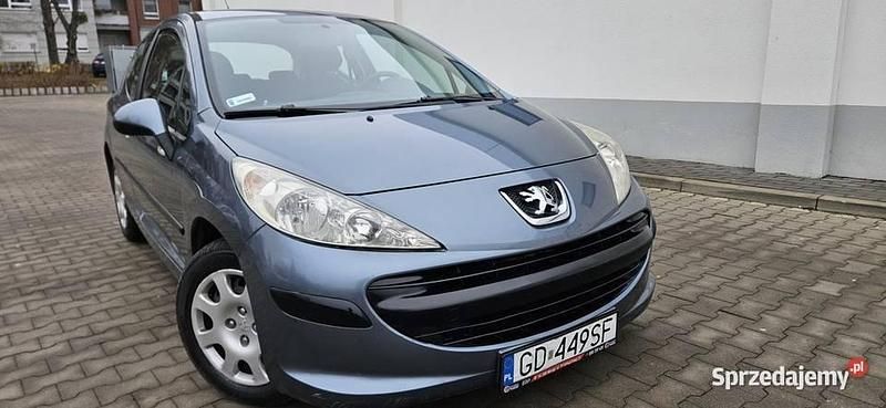 Niebieski Używany 2007 Peugeot 207 Hatchback | 7300 zł (Uczciwa cena) - Obraz 1/4
