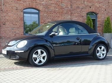 Czarny Używany 2007 VW Beetle Kabriolet | 28 500 zł - Obraz 1/4