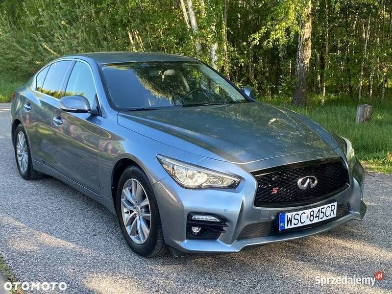 Niebieski Używany 2014 Infiniti Q50 Sedan/Limuzyna | 54 900 zł - Obraz 1/4