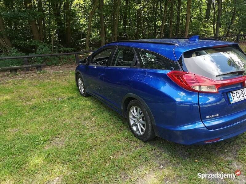 Niebieski Używany 2015 Honda Civic Kombi | 50 000 zł (Drogi) - Obraz 1/4
