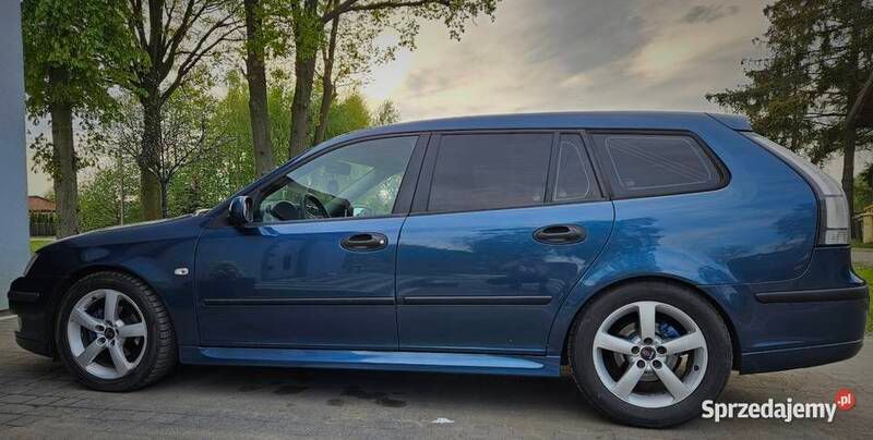 Niebieski Używany 2007 Saab 9-3 Kombi | 10 000 zł (Dobra cena) - Obraz 1/4