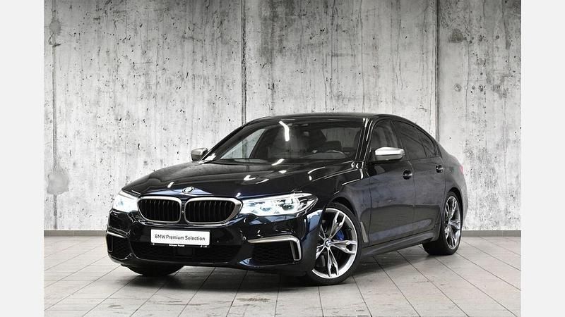 Carbon black metallic metalizowany Używany 2018 BMW M550 Shadowline Sedan/Limuzyna | 149 900 zł - Obraz 1/3